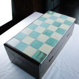 Jeu d'Échecs Vert-Argent et Jaune – Image 2