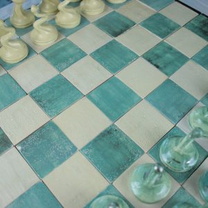 Jeu d'Échecs Vert-Argent et Jaune – Image 11